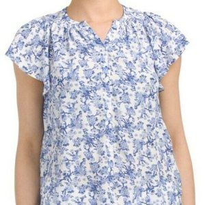Rebecca Taylor Aimee Floral Blouse, Size 8